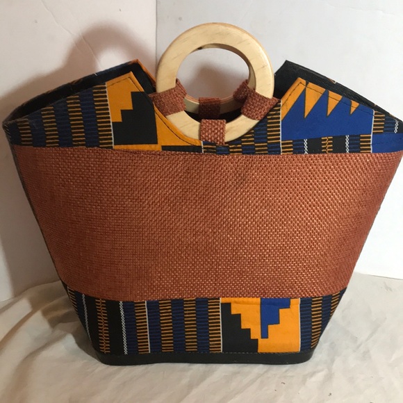 “TRIBAL MAASI STYLE” SET of Handmade bag and wallet. - Picture 8 of 16